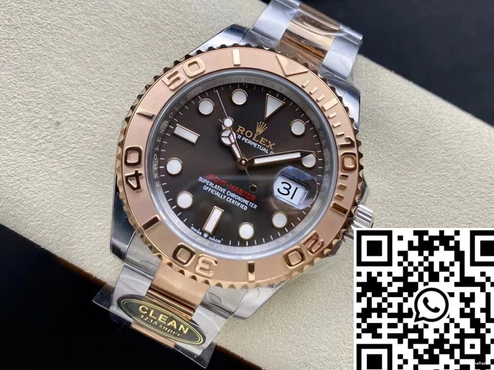 Gold Clean M126621-0001 Rolex Factory Yacht Master Rose 1205